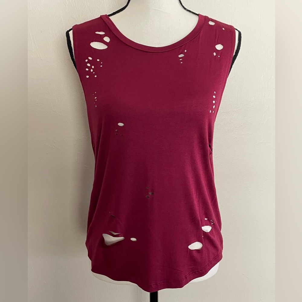 Dark Red Top